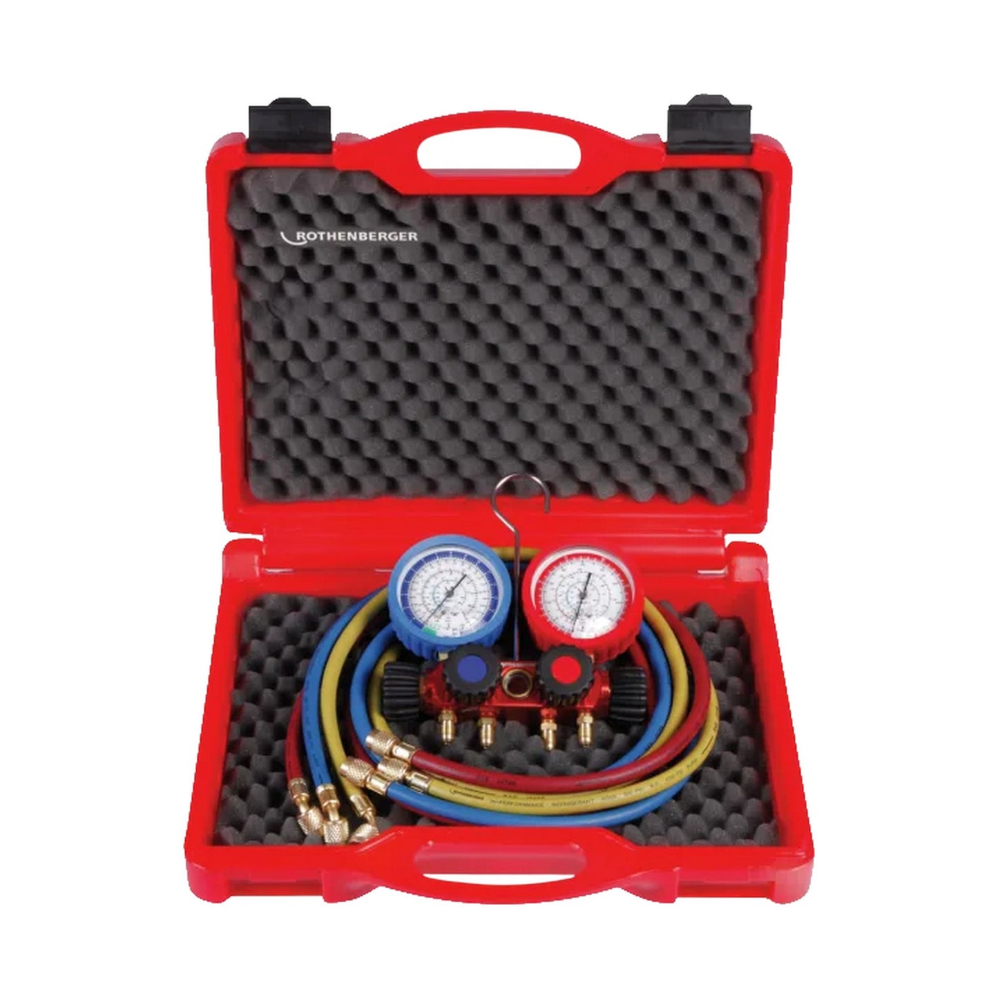 Rothenberger 170608 Gruppo manometrico a 4 vie II Plus, per R410A e R32