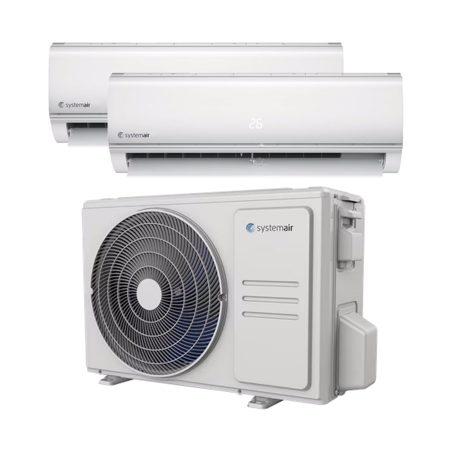 SystemAIR SYSPLIT MULTI2 Climatizzatore Dualsplit 9000+12000 BTU/h