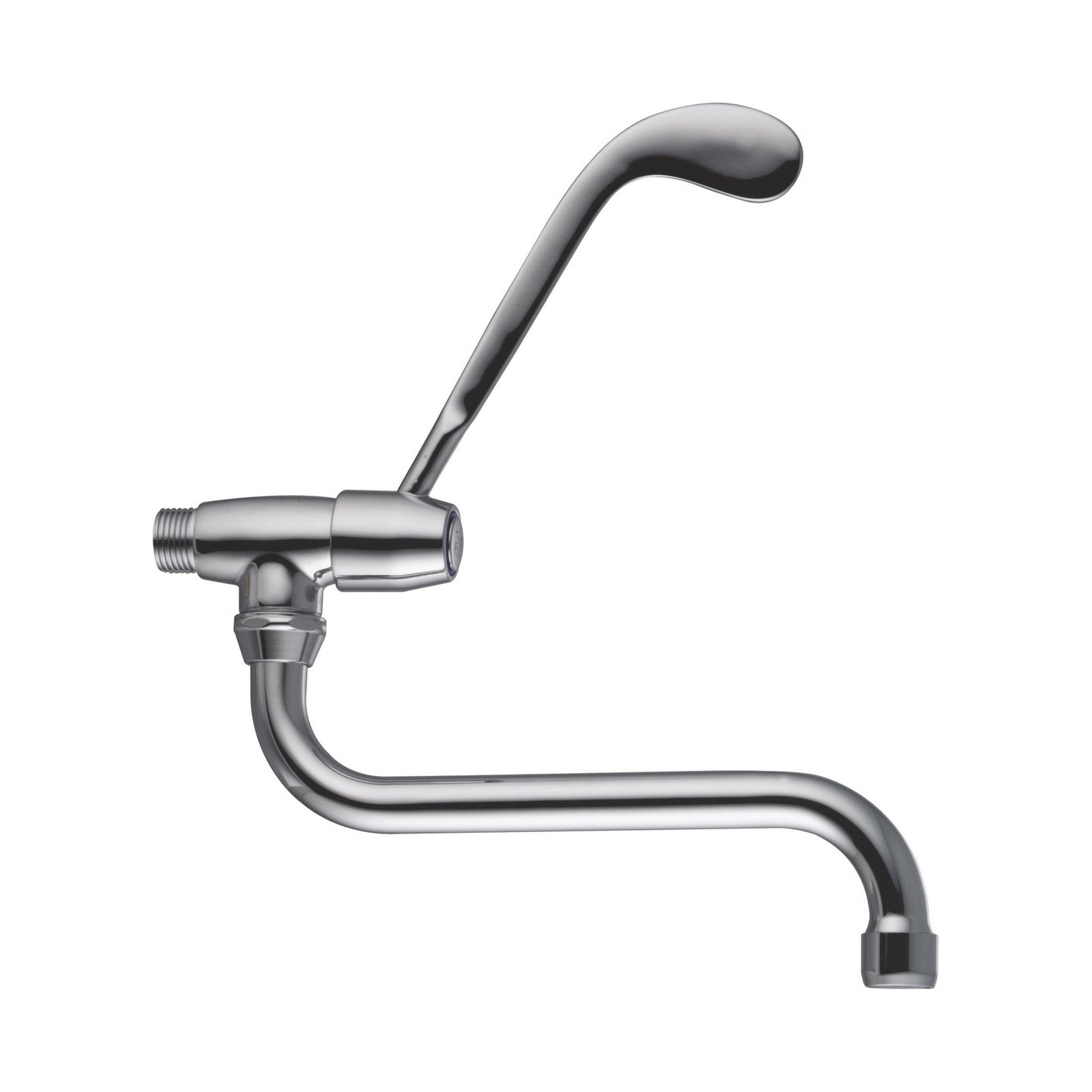 Porta & Bini 00454CR Rubinetto snodo a muro leva clinica CLINIC LINE Cromo