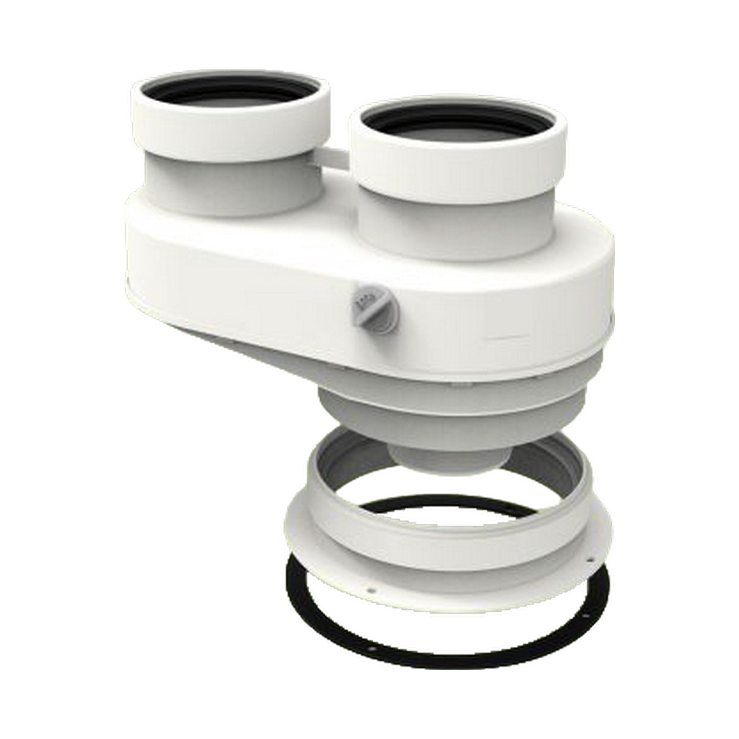 Groppalli 8ADBJK55 Sdoppiatore per caldaie Junkers Bosch Ø80 PP