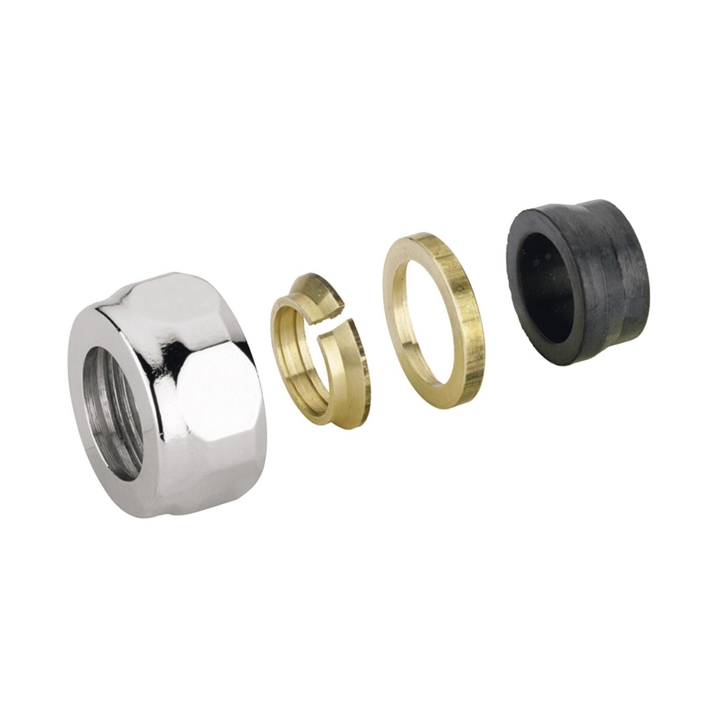 Poletti A33108B Adattatore per tubo rame con dado esagonale 14