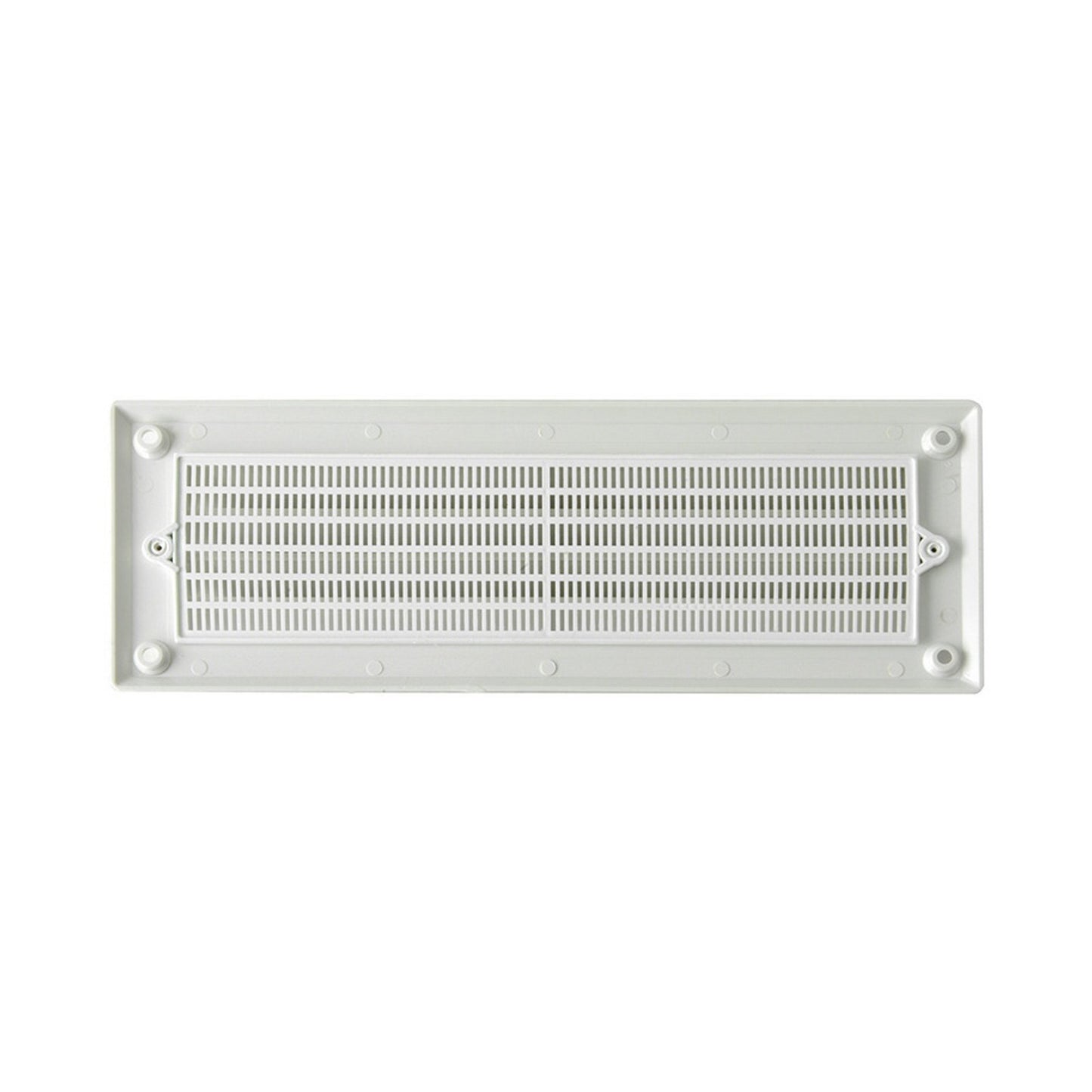 La Ventilazione CR237B Griglia rettangolare a sovrapporre 227×80 mm Bianco