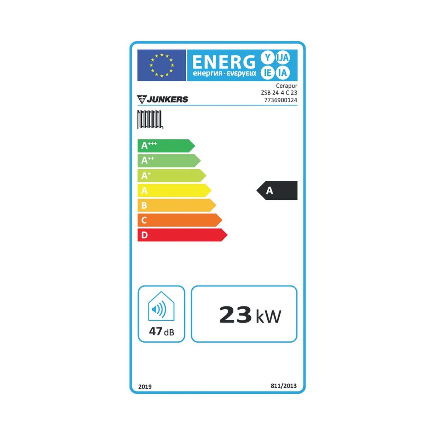 Bosch 7736900331 ZSB 24-4 C 23 caldaia condensazione per SOLO riscaldamento
