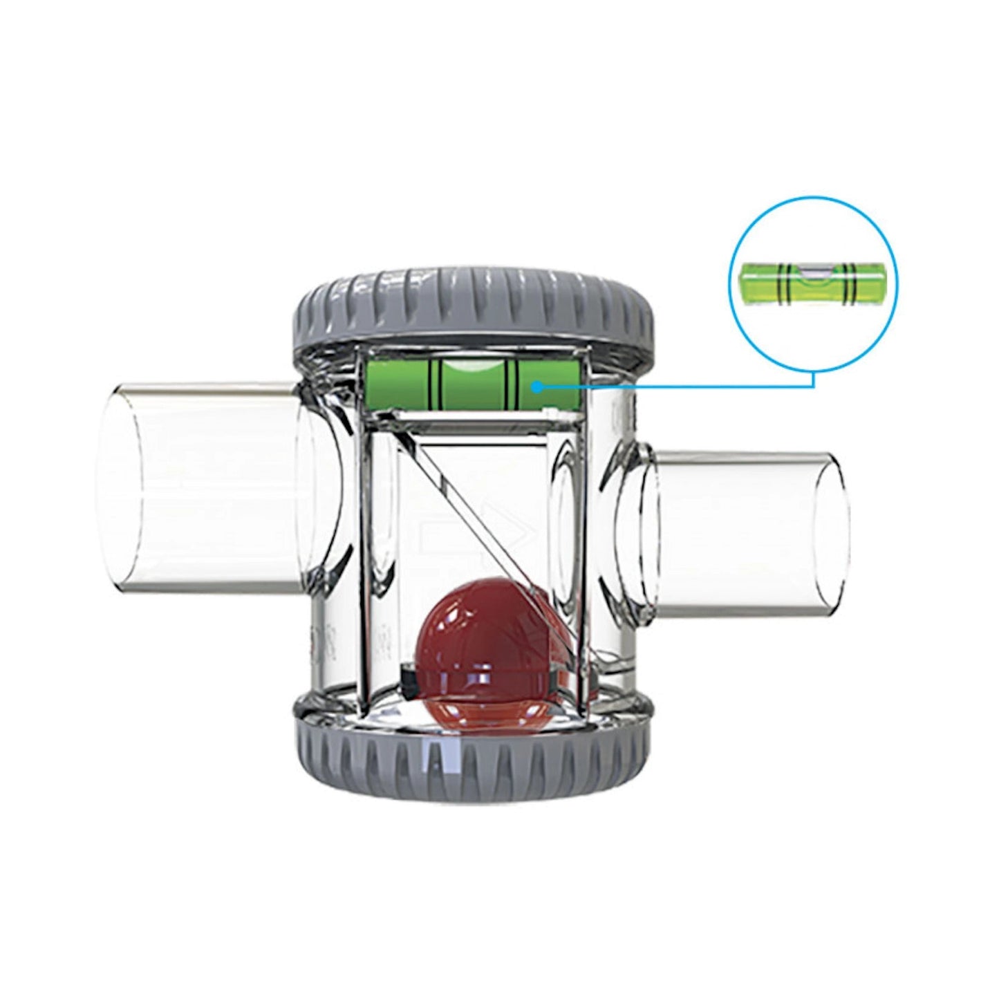 Tecnosystemi SCD300006 SIFONE A SECCO ORIZZONTALE ANTIODORE SIPHON STOP 32