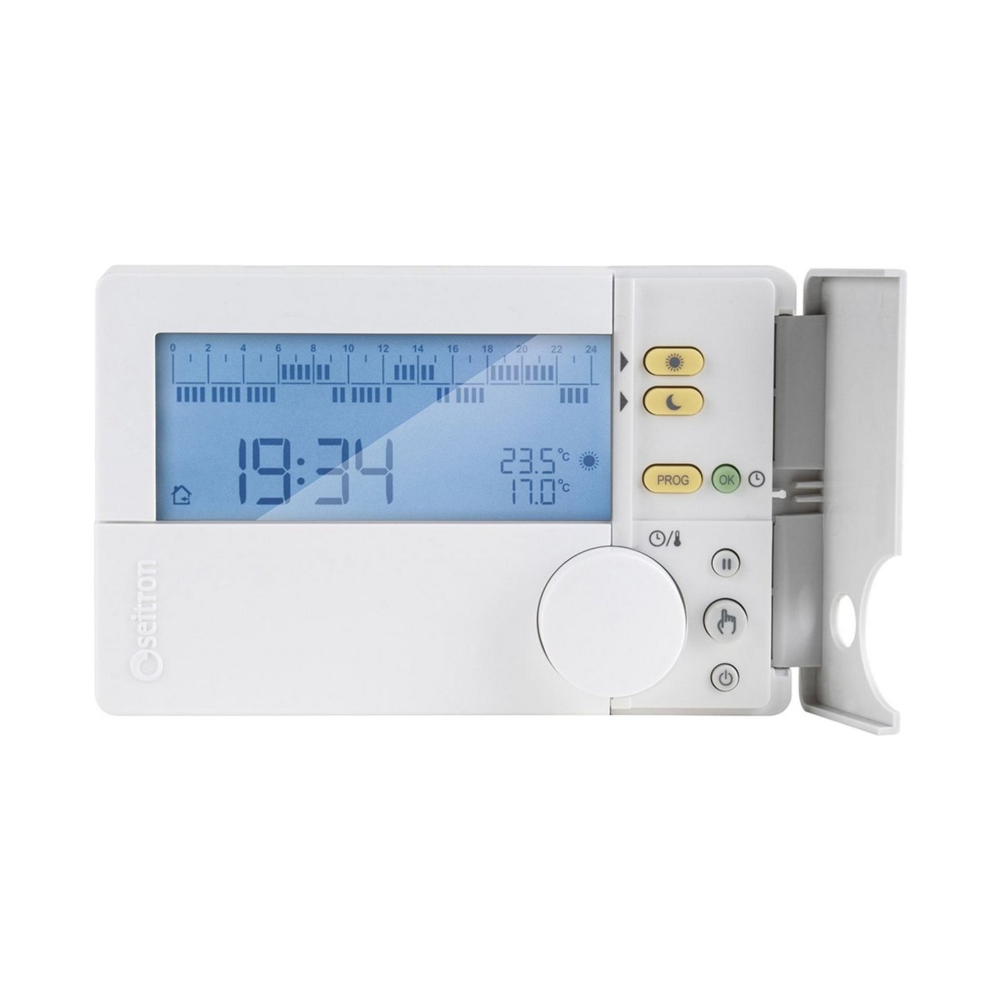 Seitron TCD02B Freetime Evo Cronotermostato digitale giornaliero e settimanale