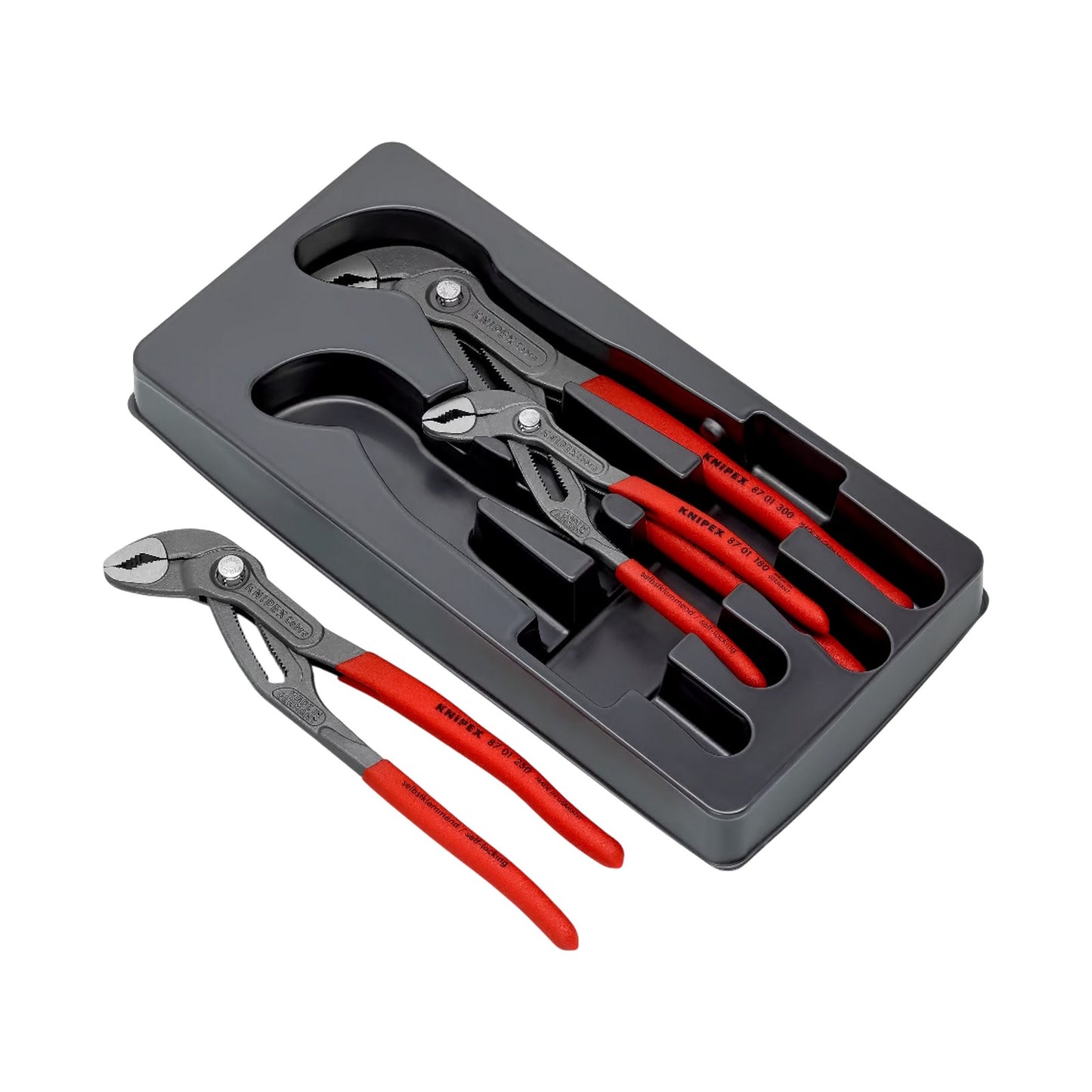 Knipex 002009V02 Assortimento KNIPEX Cobra 180-250-300