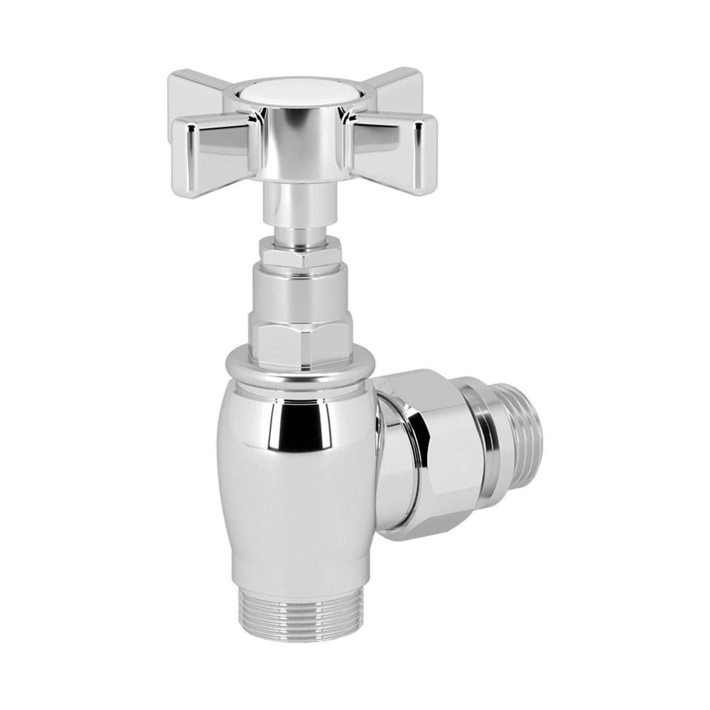 Poletti V24110B Star Valvola a squadra 1/2" Cromo