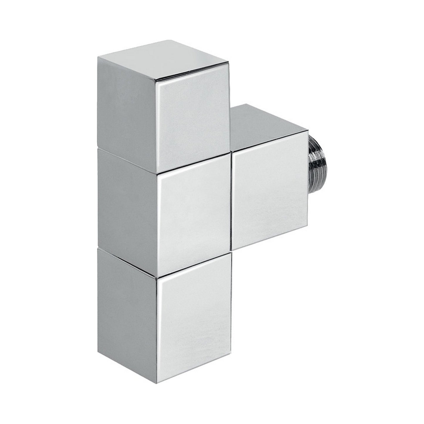 Poletti V66210B Cube Detentore a squadra 1/2" Cromo