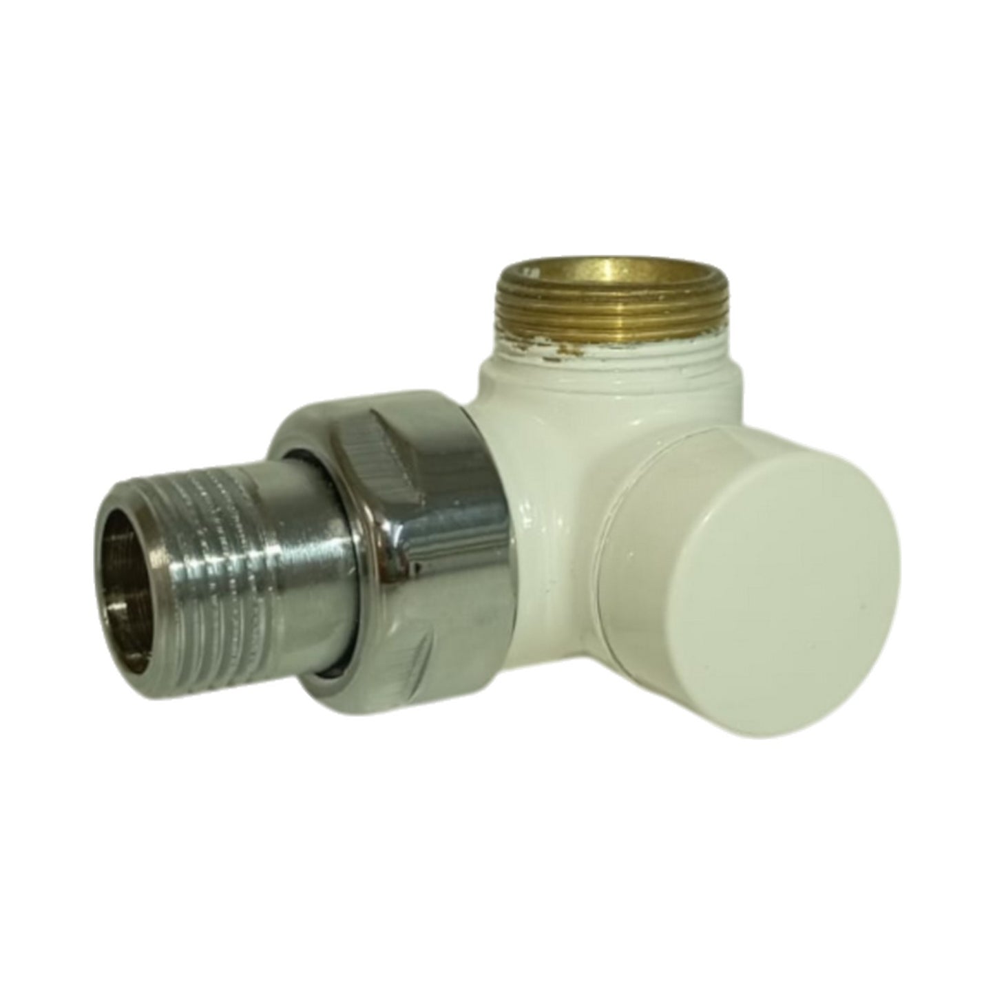 Poletti V74210ESX Corner Detentore coassiale sinistra 1/2" Bianco