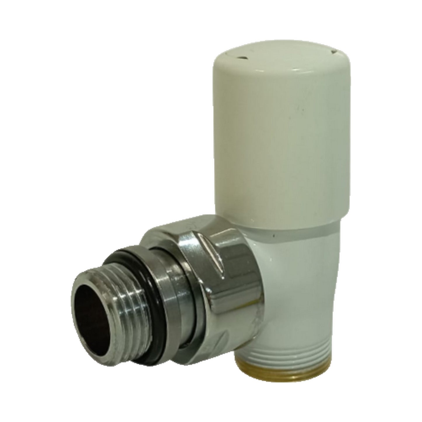 Poletti V79110E Smart Valvola termostatizzabile a squadra 1/2" Bianco