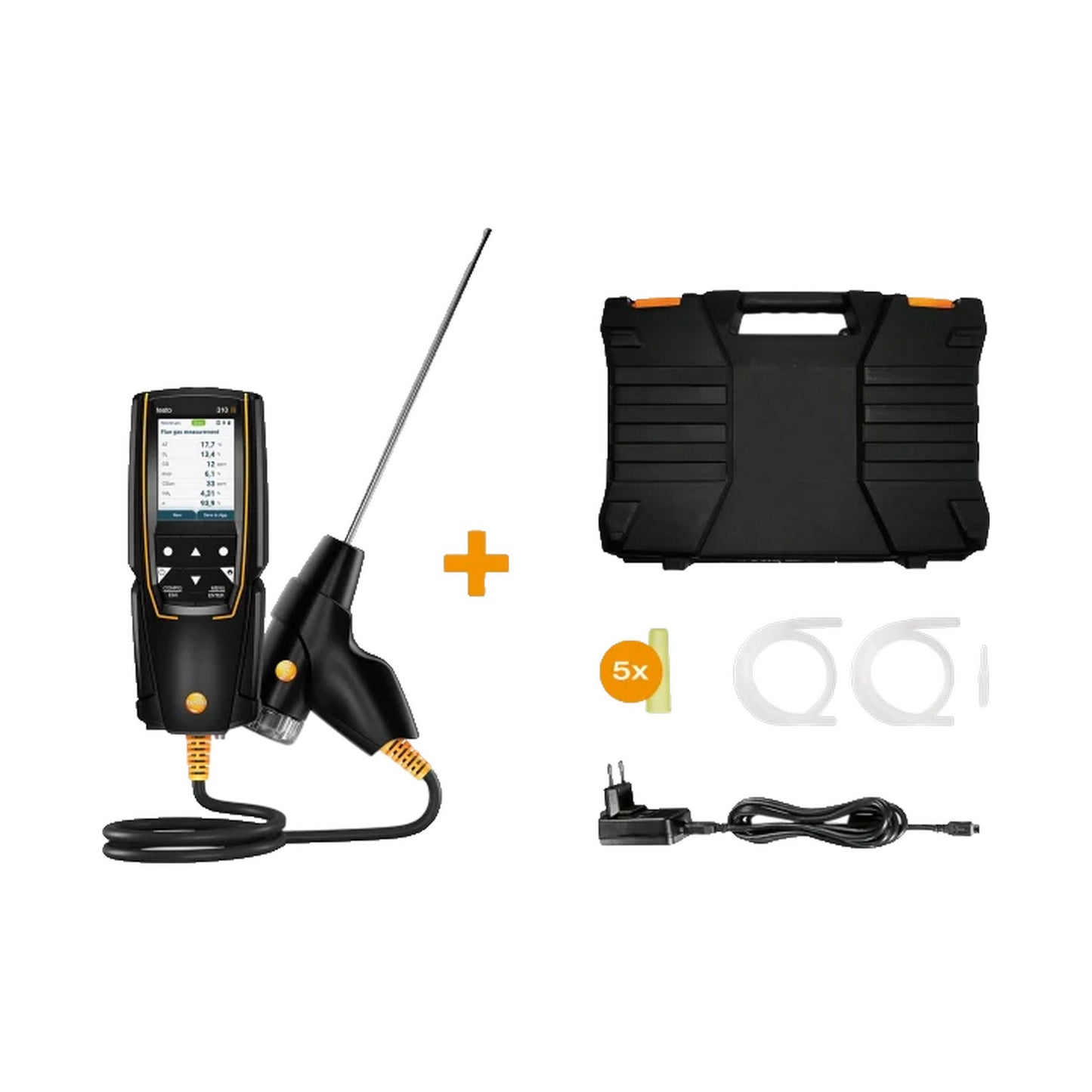 TESTO 0563 3104 310 II - Analizzatore di combustione senza stampante