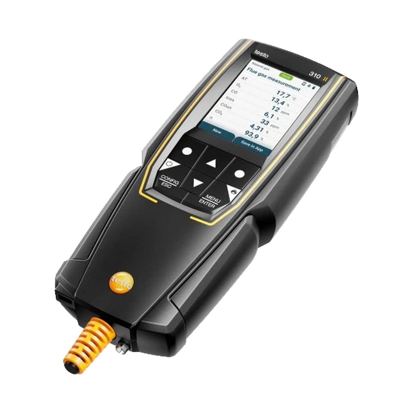 TESTO 0563 3105 310 II - Analizzatore di combustione con stampante