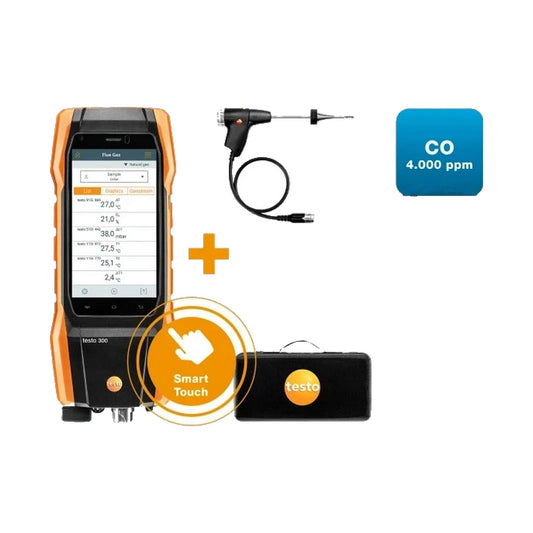 Analizzatore di combustione Kit Smart 1 Testo 300 NEXT LEVEL 0564 3002 70