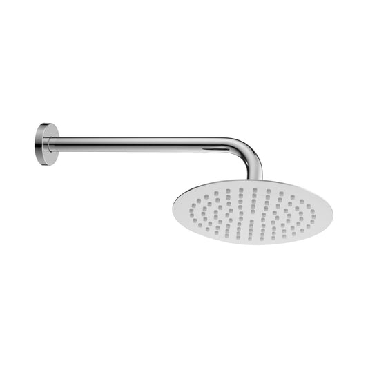 Porta & Bini 08020CR Braccio doccia con soffione Gemini in acciaio inox ultrasot
