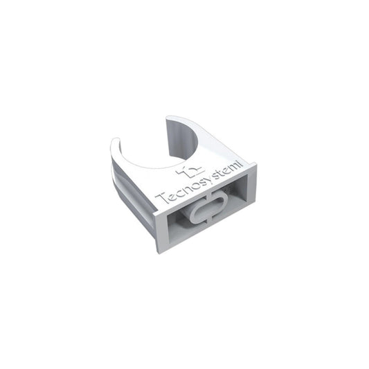 Clips fissaggio Tecnosystemi TCR-21 bianco 11126317
