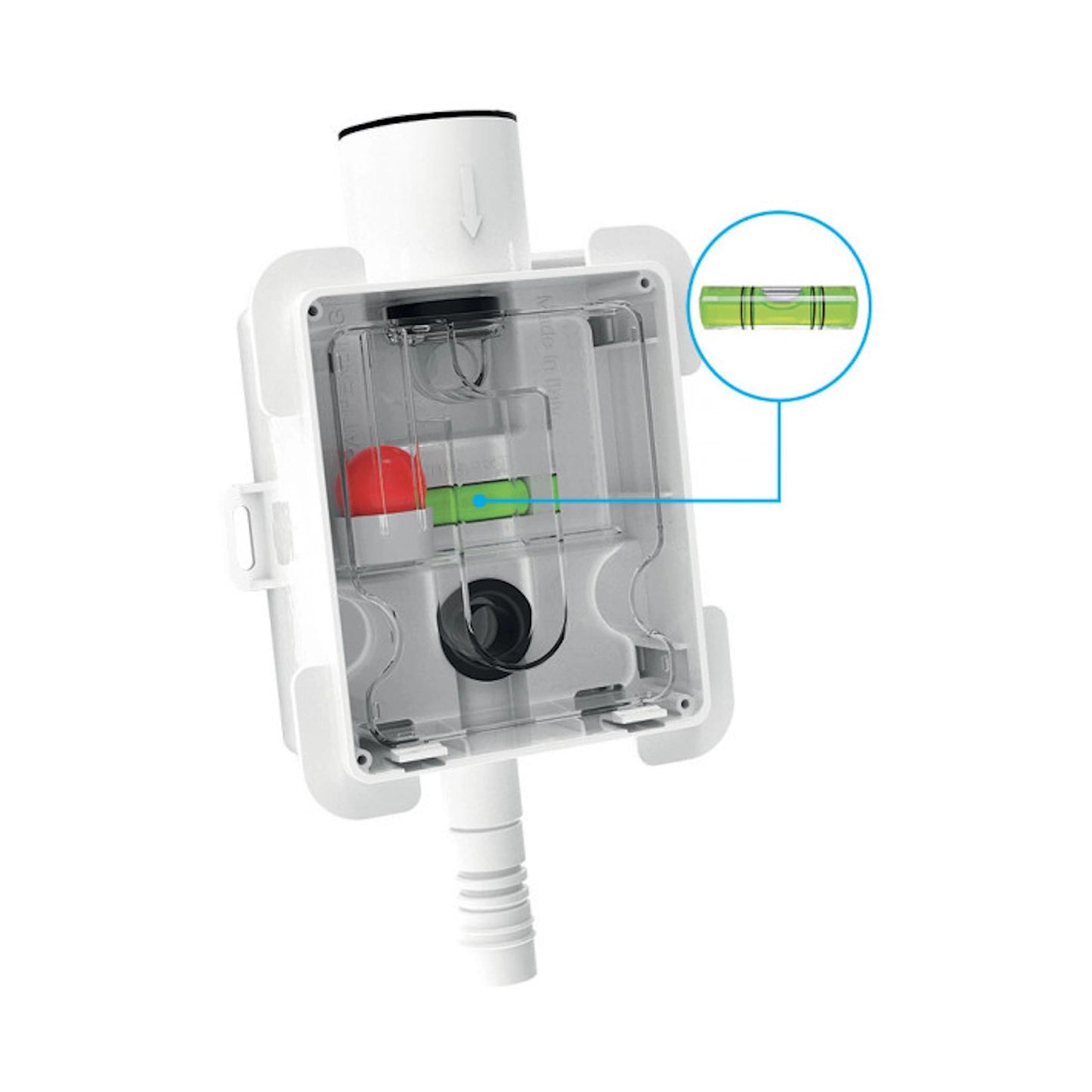 Tecnosystemi 11126322B Sifone a Secco Anti-Odore Trasparene ed Estraibile