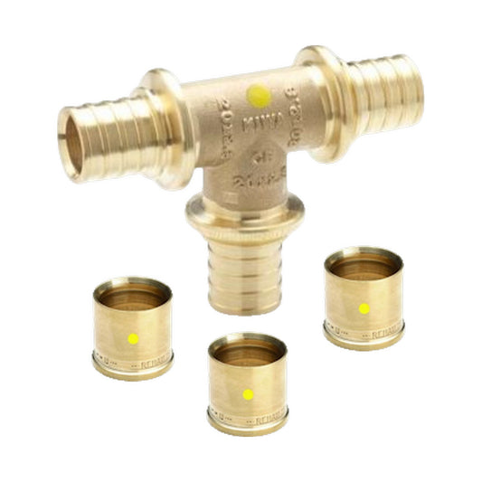 Set Raccordo a T con manicotti REHAU 32 20 32 166646-301