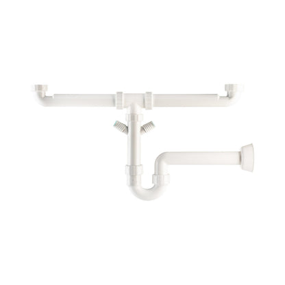 Sifone OMP TEA Eurotrap PP Lavello 2 BacinI 228.654.6