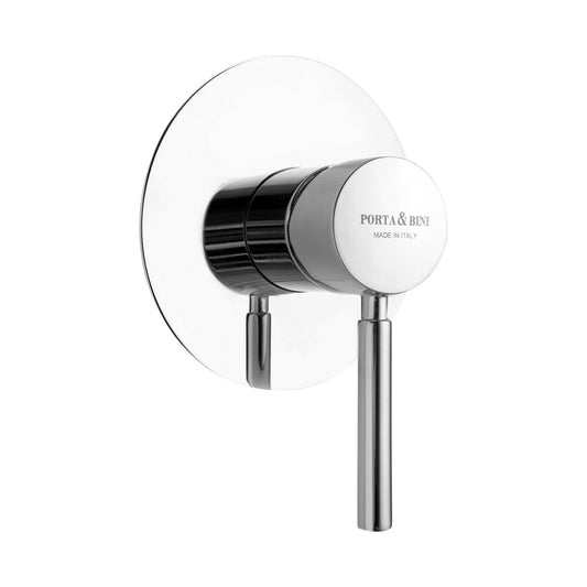 Porta & Bini 23133CR Monocomando doccia incasso piastra slim FORMA Cromo