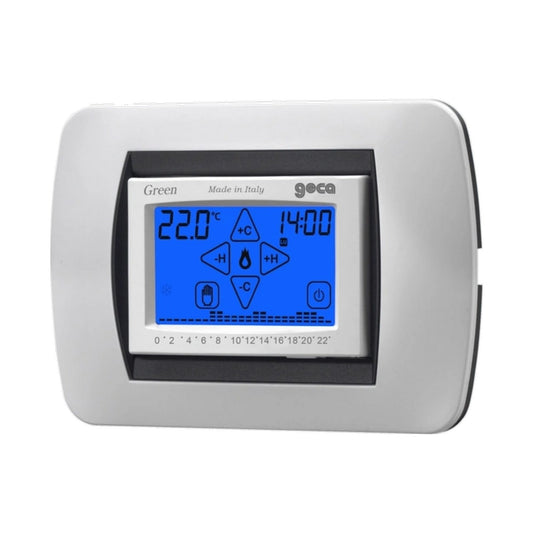 Cronotermostato Geca GREEN Touch Screen da Incasso Settimanale 35282239