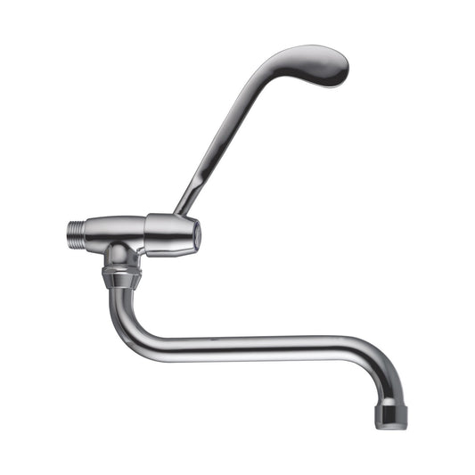 Rubinetto Snodo a Muro Porta & Bini Clinic Line 00454CR Leva Clinica Cromo