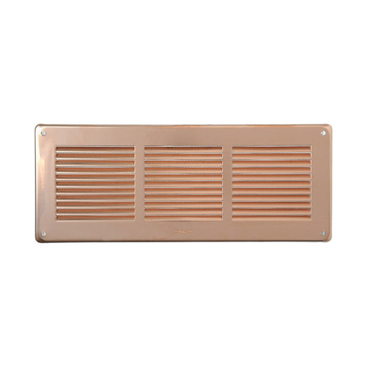 La ventilazione GRA30R Griglia rettangolare da sovrapporre 340×140 mm Rame