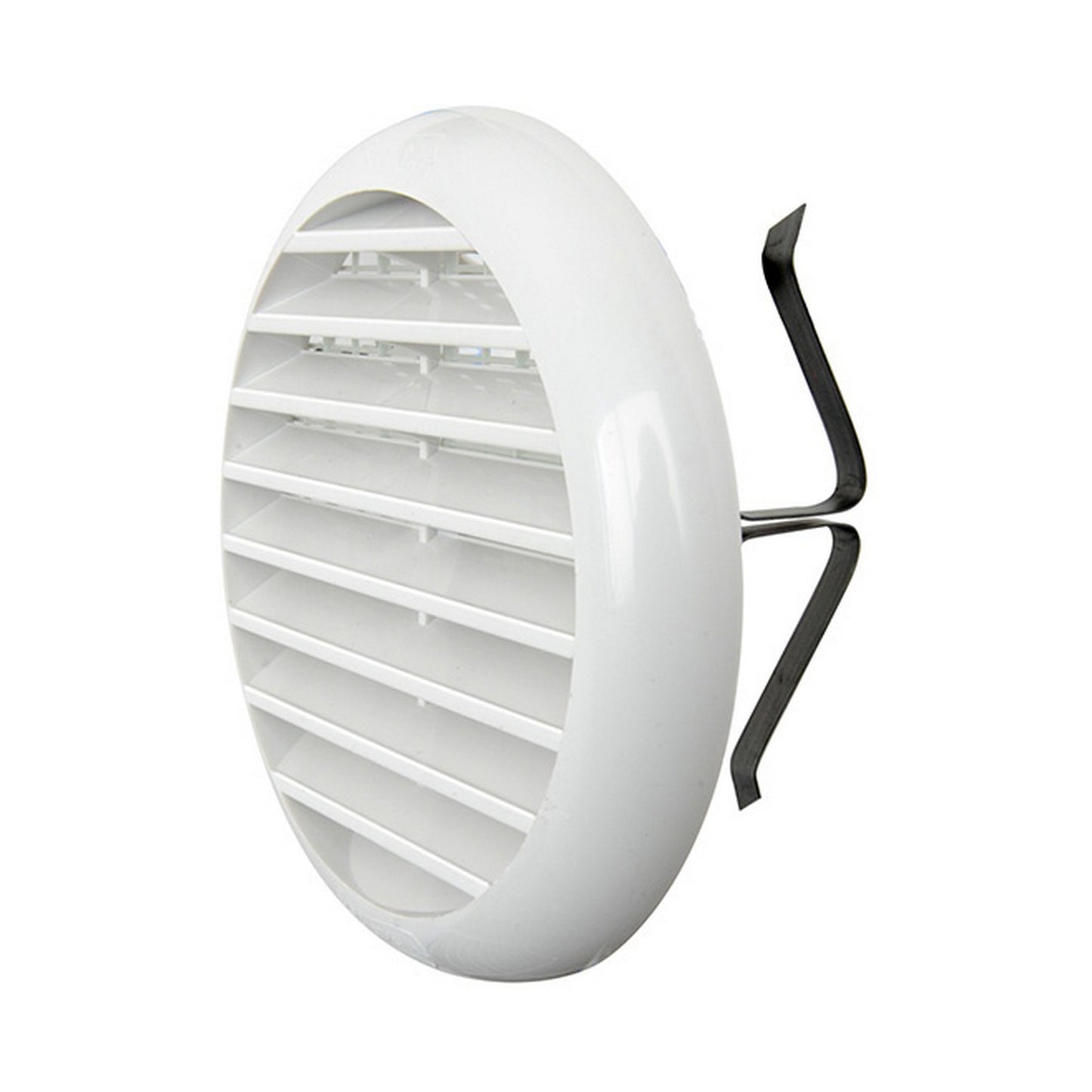 La Ventilazione TUR160B Griglia tonda universale per fori da 125 a 160 mm Bianco