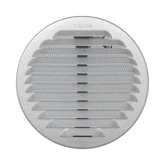 Griglia Aerazione Tonda La Ventilazione GZKTU125R Ø80–140 mm Alluminio