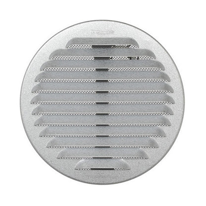 Griglia Aerazione Tonda La Ventilazione GZKTU125R Ø80–140 mm Alluminio