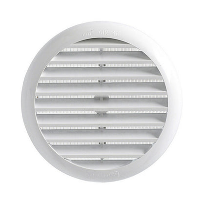 Griglia Aerazione Tonda La Ventilazione TUR125B Ø80–125 mm Bianca