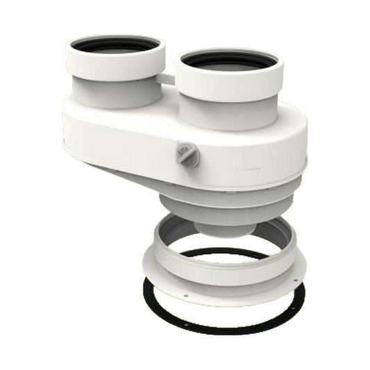 Groppalli 8ADBJK55 Sdoppiatore per caldaie Junkers Bosch Ø80 PP