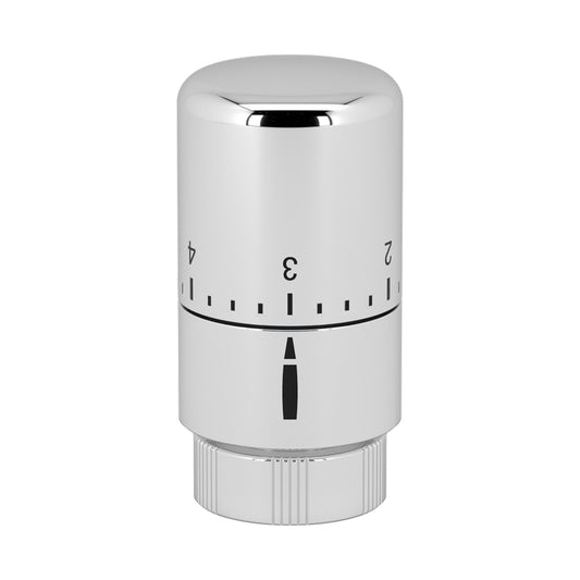 Testa Termostatica Poletti Termodesign con sensore a liquido Cromato A40900B