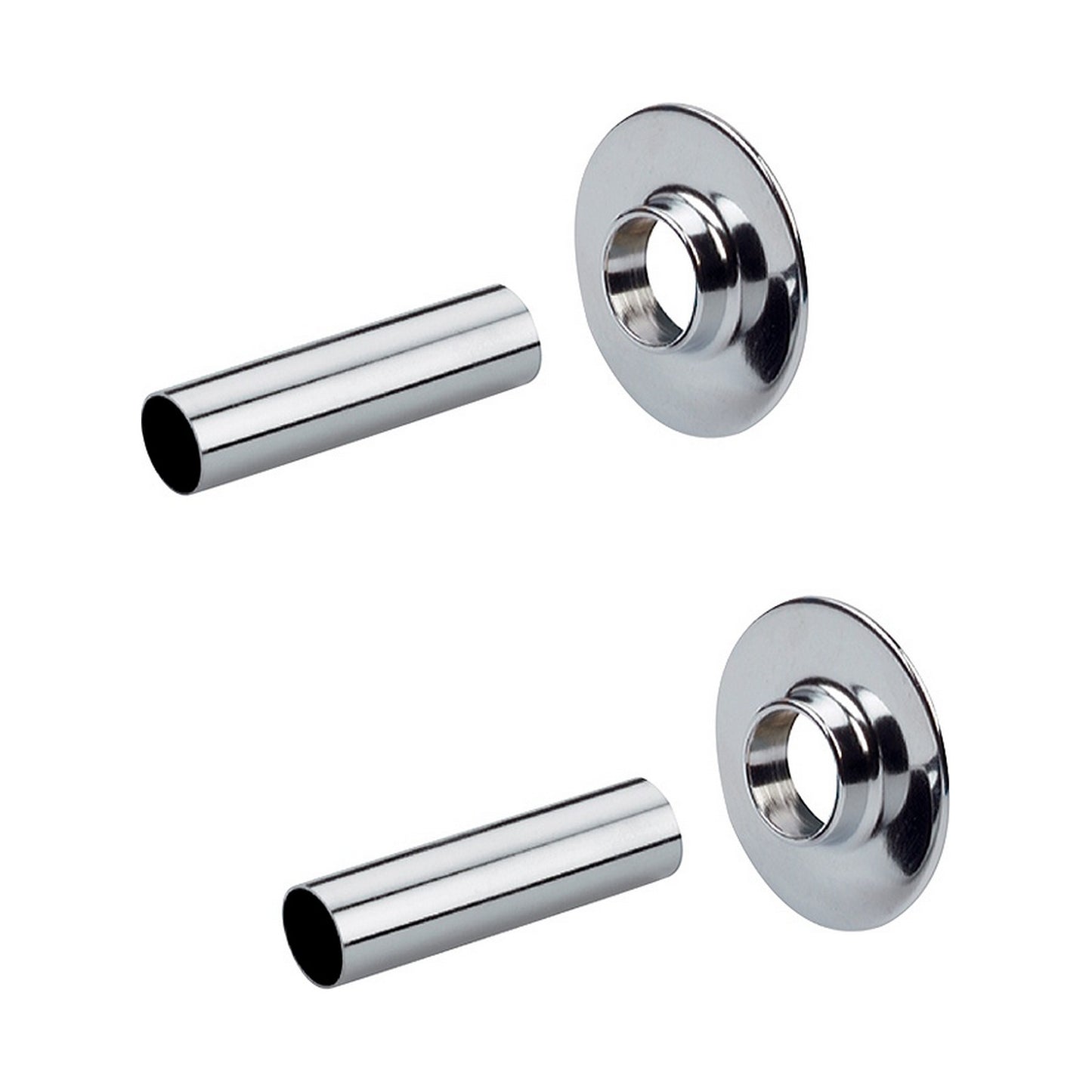 Poletti A54500B Kit Copritubo 2 Pz. Cromo