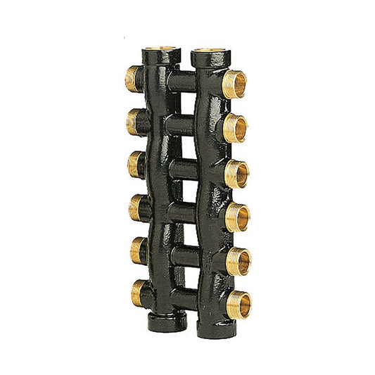 Collettore complanare 6 uscite laterali 1" 24x1.5 Icma 230 87230PK09