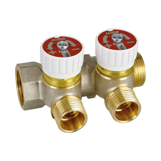 Collettore semplice 3/4" x3 uscite Icma 228 87228PB06