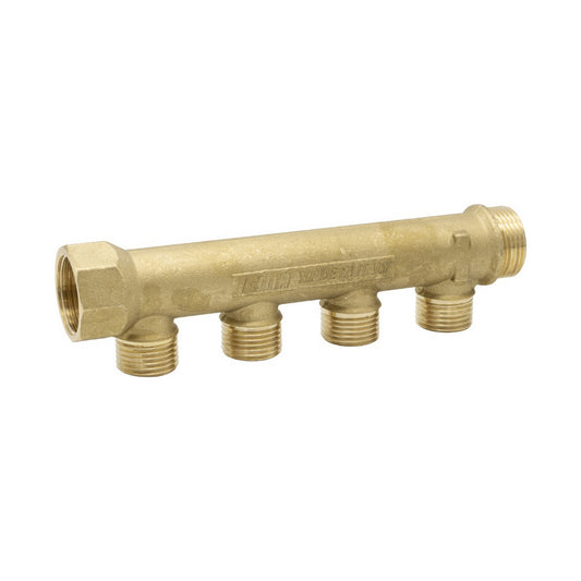 Collettore semplice maschio femmina 4 uscite 3/4" 24x1.5 Icma 223 87223PC05