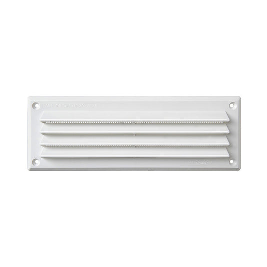 La Ventilazione CR237B Griglia rettangolare a sovrapporre 227×80 mm Bianco