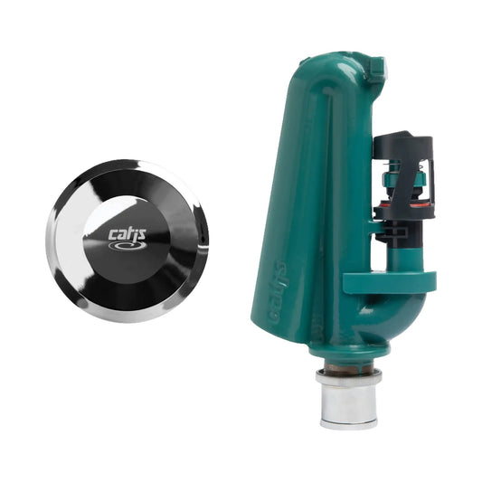Catis D1401 Sistema Catis Ecostop Sifone e pulsante Cromato
