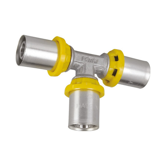 Raccordo a "T" ridotto o allargato al centro 20x20x16 Icma 81456BQBQGH06