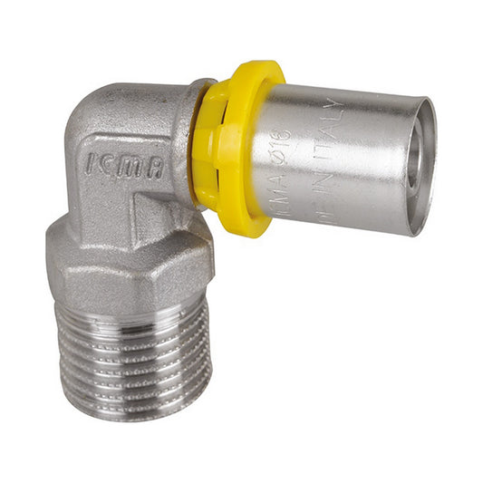 Icma 81454ADBQ06 Raccordo curvo Maschio 20*1/2"