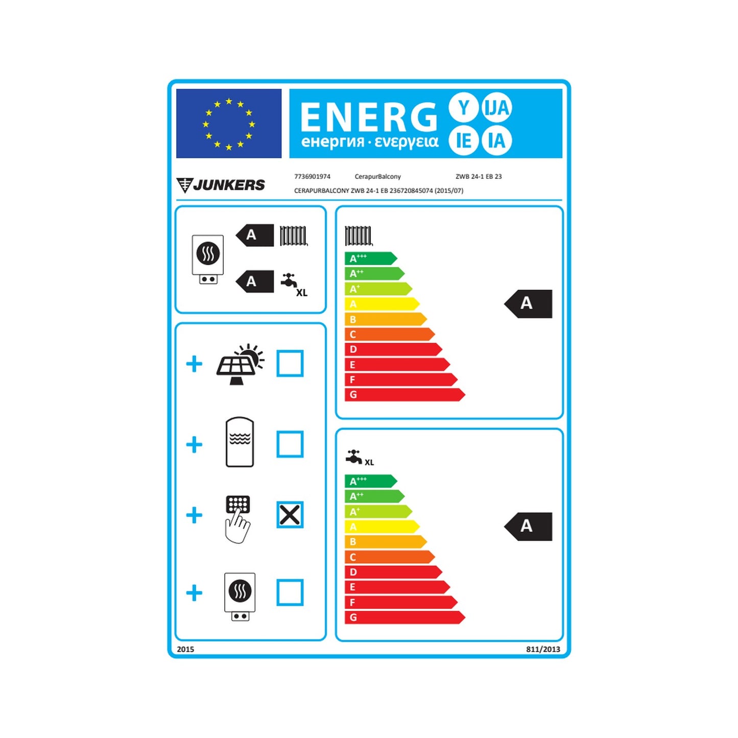 Bosch 7736901975 ZWB 28-1 EB Condensing Boiler