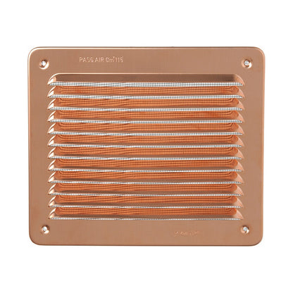 Griglia Aerazione La Ventilazione LBR1916RA Rettangolare 193×165 mm Rame