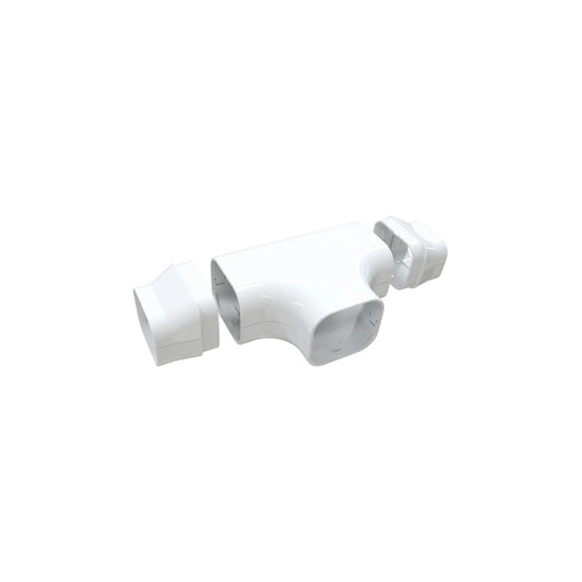 Tecnosystemi N11123072 DERIVAZIONE A "T" EXCELLENS DT 72-EXC NEW LINE Bianco