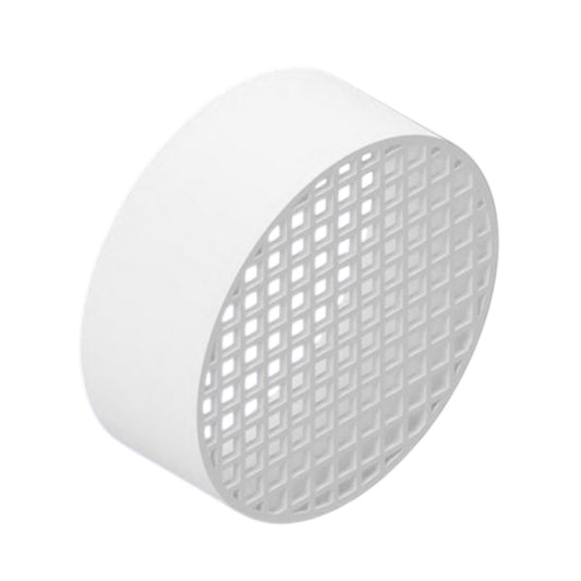 Terminale orizzontale aspirazione aria Conti PPs TERM08P Ø80 bianco