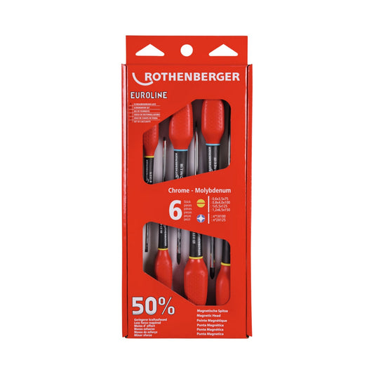 Rothenberger 73570 Set Cacciaviti Universali Euroline 2K