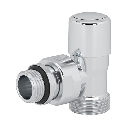 Poletti V140211CB New First Thermo Detentore a squadra1/2" Crome