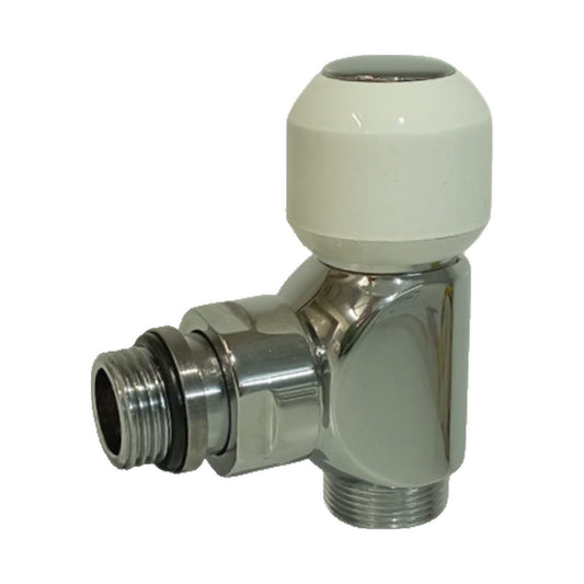 Poletti V23210B Circle Detentore a squadra 1/2" Bianco