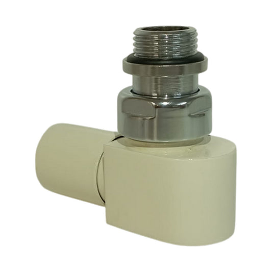 Poletti V381 3Style Valvola a squadra destra 1/2" RAL9001