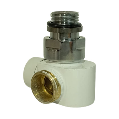 Detentore Poletti 3Style sinistro 1/2" Bianco V38210ESX