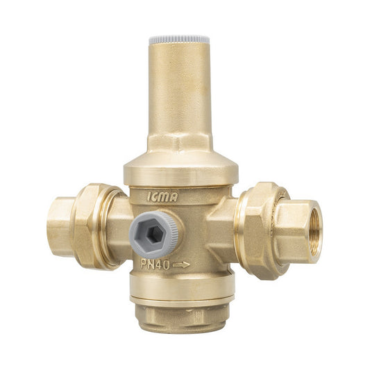 Riduttore di pressione con attacchi femmina 3/4" Icma 245 91245AE05
